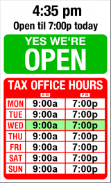 Tax Office Hours